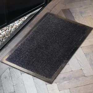 GoodHome Boykins Dark grey Barrier mat, 40cm x 60cm