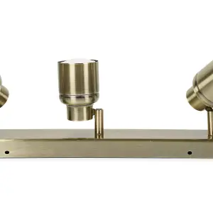 ValueLights Benton Gold Bathroom Ceiling Bar Spotlight