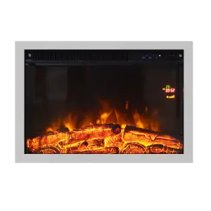 Focal Point Medford 2kW Chrome effect Electric Fire