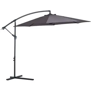 Oakland 300cm Cantilever Parasol Grey