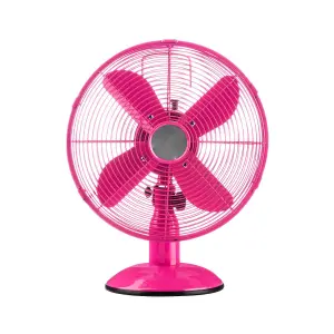 Essentials by Premier Hot Pink Desk Fan