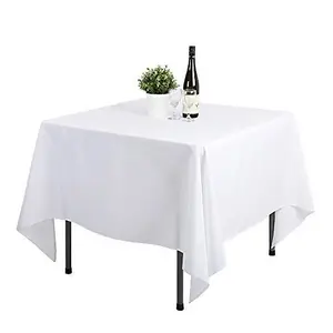 Neel Blue Square Tablecloth 178cm - White (pack of 10)