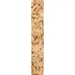 Sample: Beautiful Cork Wall Panels - Natural - 1 Strip - 30cm x 5cm (11.81in x 1.96in)