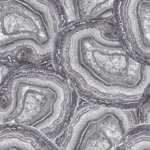 Agate Wallpaper In Amethist And Grey