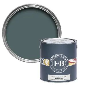 Farrow & Ball Dead Flat Mixed Colour 289 Inchyra Blue 750ml