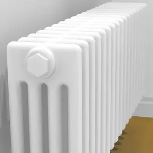 Acova White 4 Column Radiator, (W)1042mm x (H)300mm