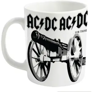 AC/DC Those About To Rock Mug White/Black (One Size)