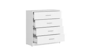 White Chest of Drawers Storage Unit Small Modern Bedroom Kids Hallway Nepo