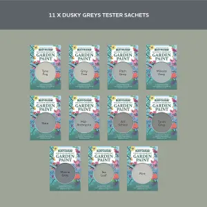 Rust-Oleum Grey Gloss Garden Paint Tester Samples - 10ml