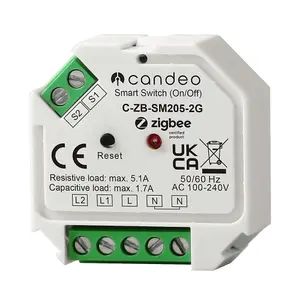 Zigbee - 2 Gang Switch Module (With Or Without Neutral)