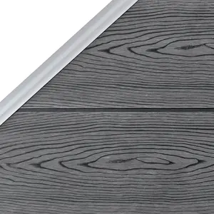 Berkfield Fence Panel WPC 95x(105-180) cm Grey