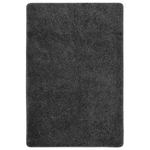 Shaggy Rug Dark Grey 140x200 cm Anti Slip