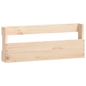 Berkfield Wall-mounted Shoe Racks 2 pcs 59x9x23 cm Solid Wood Pine