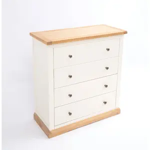 Trevi 4 Drawer Chest of Drawers Brass Knob