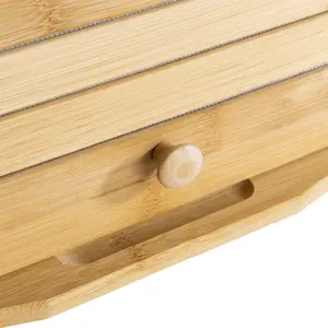 Bamboo Bread Bin,  Kitchen Food Storage Container