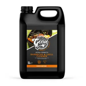 BBQ Genie Grill Cleaner - Barbecue Extra Strength Degreaser, Cuts Through Grease and Grime - 5L