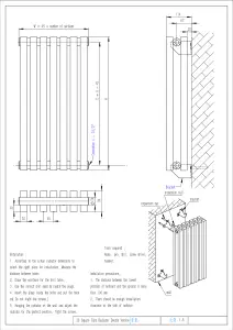 Warmhaus Aquarius Square profile double panel horizontal radiator in anthracite 600 (h) x 1170 (w)