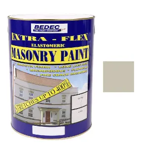 Bedec Extra Flex Masonry Paint - Woodash - 5 Litre