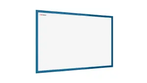 ALLboards Whiteboard dry erase magnetic surface, blue wooden frame 60x40 cm