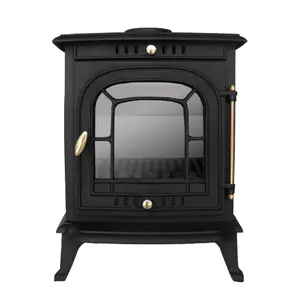 SunDaze 7KW Woodburning Multifuel Stove Cast Iron Log Burner Defra Approved Eco Design