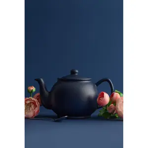 Price & Kensington Teapot Matt Navy / 2 cups