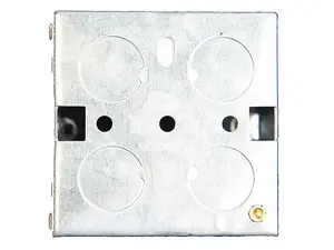 High-Quality 1-Gang 35mm Metal Back Box for Safe Electrical Installations