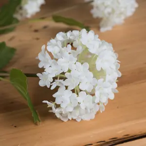 Hill Interiors Viburnum Opulus White Faux Plant