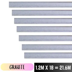 Granite Light Grey Laminate Beading Scotia Edge Trim - 1.2M x 18 Total 21.6 Meters