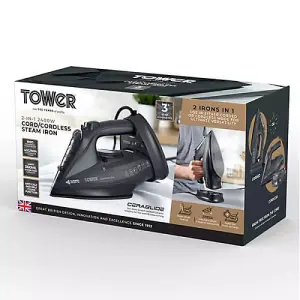 Tower Ceraglide Cordless Iron Black