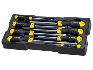 Stanley 8-Piece Screwdriver Set with Durable Tips