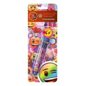 Emoji Colouring Pens Set (Pack of 10) Multicoloured (One Size)