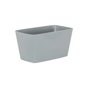 Wham Set 4 Studio 30cm Rectangular Plastic Trough Cool Grey