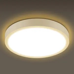 Aigostar LED Light Fittings Ceiling, 24W Ceiling Light 2500LM, 3000K