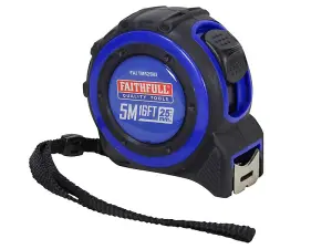 Faithfull  Trade Tape Measure 5m/16ft (Width 25mm) FAITM525MI