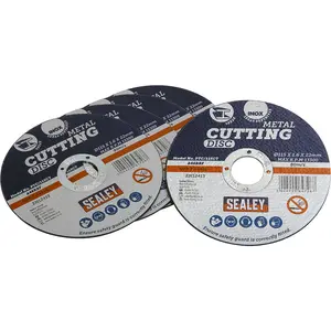 5 Pack of 115mm Heavy Duty Flat Metal Cutting Discs for Angle Grinders