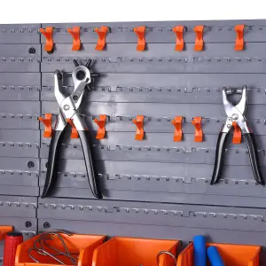 66 Piece Tool Storage Set with Wall Plates