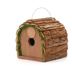 Wooden Squirrel Feeder or Bird Nesting Box House