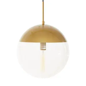 Interiors by Premier Revive Gold Finish Pendant Light