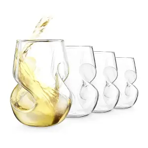 Original Products Final Touch Conundrum White Wine Glasses 266ml Set of 4 Clear