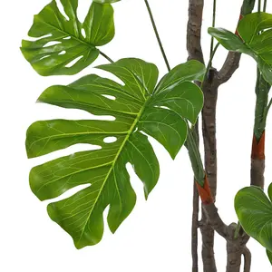 Artificial Monstera Deliciosa Tree in Pot for Decoration Living Room