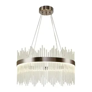 Anupama 1 - Light Unique LED Chandelier Chrome / 116.8cm H x 60cm W x 60cm D