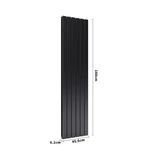 Vertical Designer Double Panel Radiator, W 456 mm x  H 1800 mm