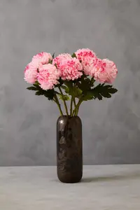 Fiori 84cm Chrysanthemum Stem Pink Flower Artificial Plant Foliage