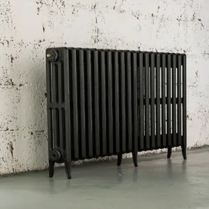 Arroll Neo-Classic Anthracite 4 Column Radiator, (W)1114mm x (H)660mm