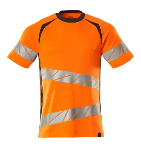 Mascot Accelerate Safe Modern Fit T-shirt (Hi-Vis Orange/Dark Anthracite)  (XXXXX Large)