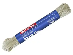 Faithfull 304 304 Thick Cotton Chalk Line 18m (Box 12) FAI304