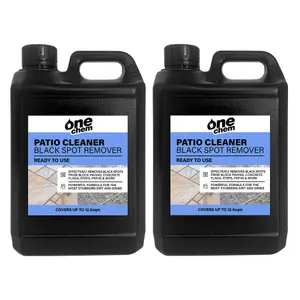 One Chem Black Spot Remover - 2 x 2.5L - Ready to Use Patio Cleaner