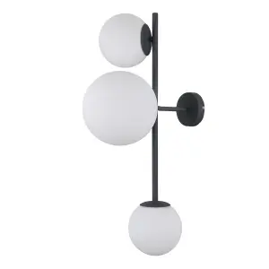 Luminosa Vailante Modern 3 Light Wall Lamp, E27+E14