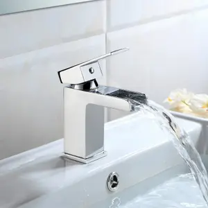 Nes Home Ozone Waterfall Waterfall Cloakroom Basin Mono Mixer