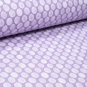 Plum Purple Dot Wallpaper Smooth Circular Spots Geometric Pattern Paste The Wall